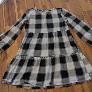 Old Navy Long Sleeve Plaid Dress